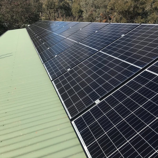 A residential array installed by Kennedy